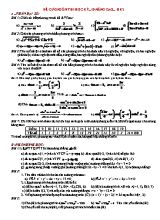 Đề cương ôn thi học kỳ Toán 10 nâng cao học kì II